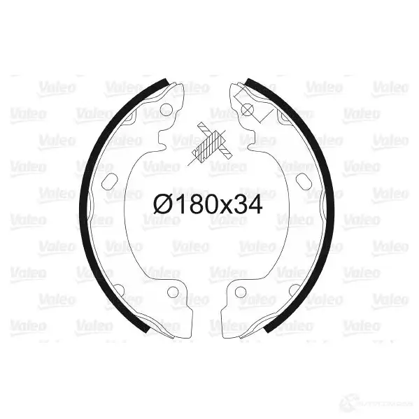 Тормозные колодки VALEO 562578 B1 FOT3 3276425625785 231010