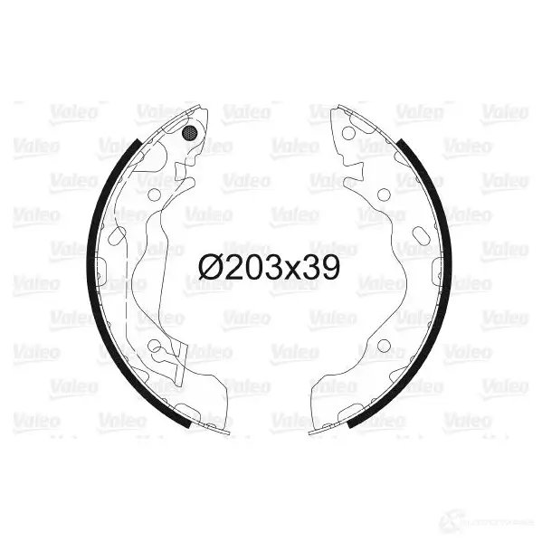 Тормозные колодки VALEO 231195 564034 3276425640344 A5R U6