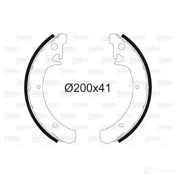 Тормозные колодки VALEO 3276425620674 R3X5 EBO 562067 230950