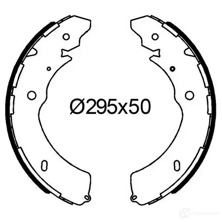 Тормозные колодки VALEO PLH WYR 1438009247 564291