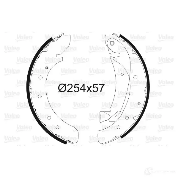 Тормозные колодки VALEO M OSJ6XH 3276425626270 231044 562627