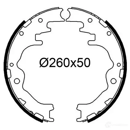 Тормозные колодки VALEO 564302 1438523243 WAH D8M