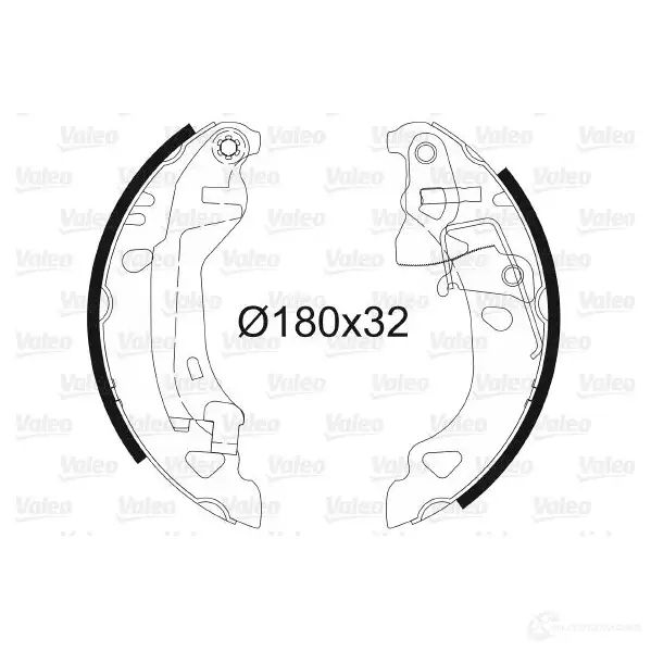 Тормозные колодки VALEO 231014 KA5 X8 3276425625822 562582 изображение 0