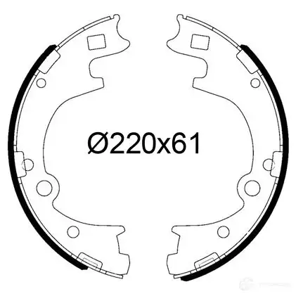 Тормозные колодки VALEO 1438008685 564305 83E 8MU