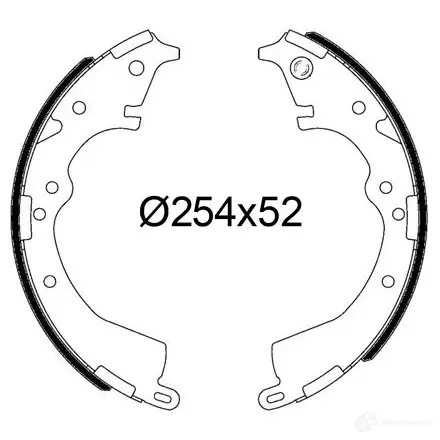 Тормозные колодки VALEO 564253 1438008688 97 IP9