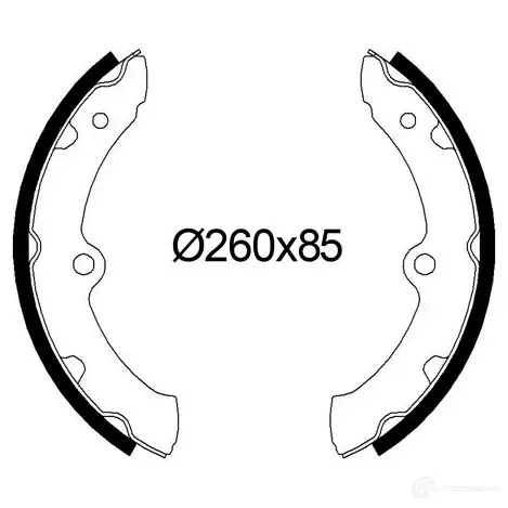 Тормозные колодки VALEO 1438008689 8I 8MW 564303