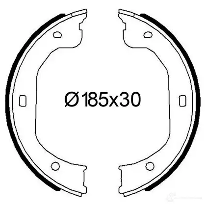 Тормозные колодки VALEO GJC7HI H 1438008750 564298
