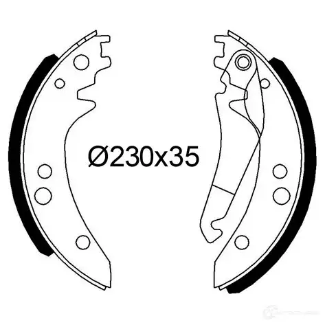 Тормозные колодки VALEO 35324 6V 1438008766 564311