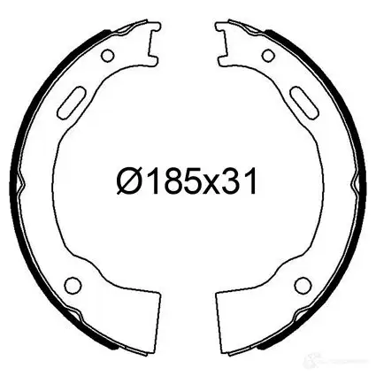 Тормозные колодки VALEO 1438008866 I61Q J 564317 изображение 0