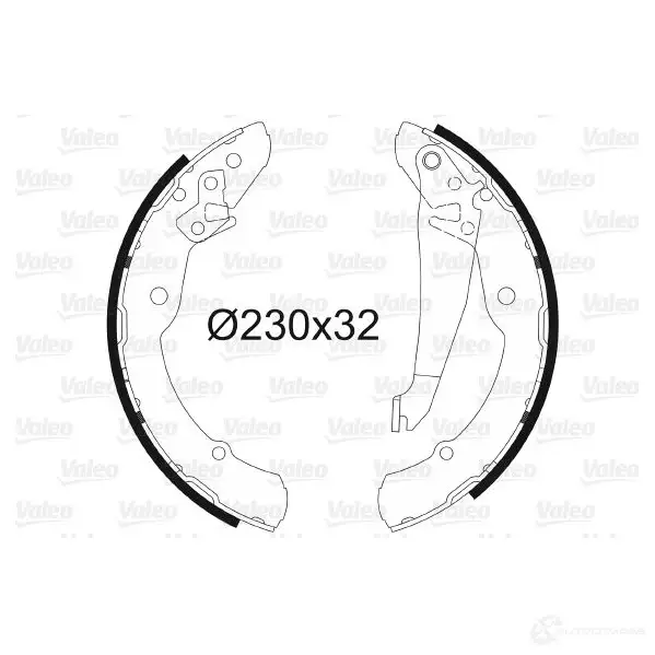 Тормозные колодки VALEO 3276425626416 MVV S9J 231058 562641