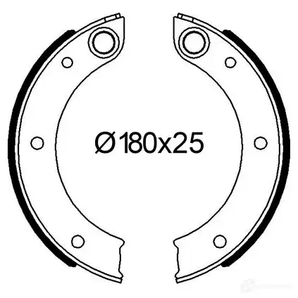 Тормозные колодки VALEO 4 YLOK 1438009316 564310
