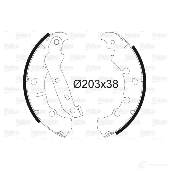 Тормозные колодки VALEO 4UXPKW G 3276425627727 231130 562772