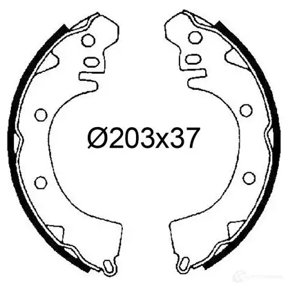 Тормозные колодки VALEO 564330 1438008831 IVE5 LV