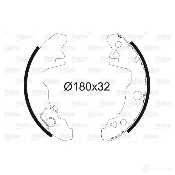 Тормозные колодки VALEO 3276425627628 562762 0SXH 2 231121 изображение 0