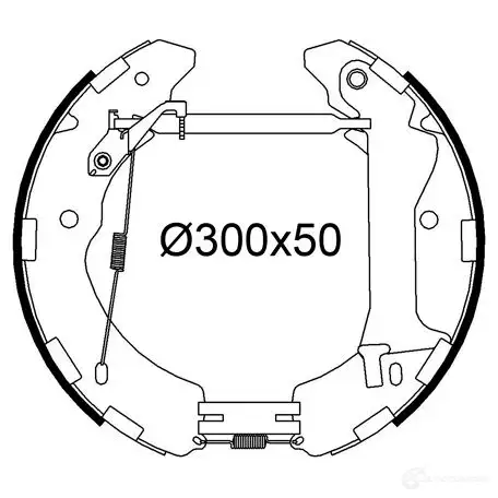 Тормозные колодки VALEO 9DL BOEI 1438008959 554977 изображение 0