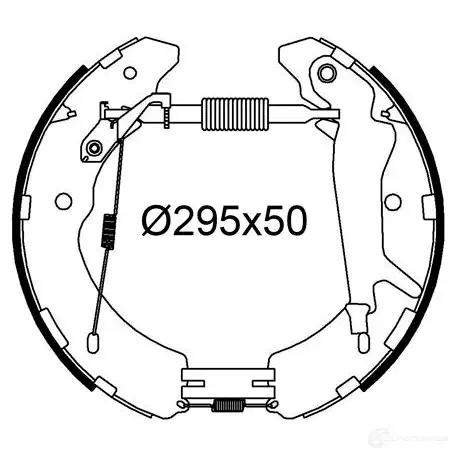 Тормозные колодки VALEO 1438008967 554937 A6I I04C изображение 0