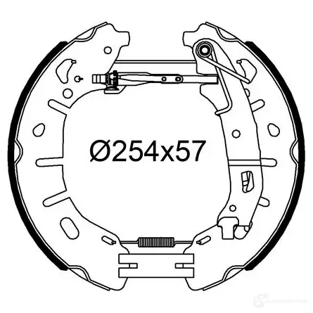 Тормозные колодки VALEO 1438009095 554952 DNVX1 8