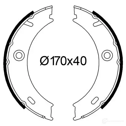 Тормозные колодки VALEO 9SB 5T 1438009259 564289