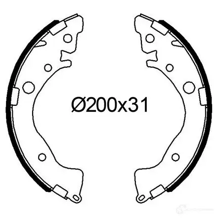 Тормозные колодки VALEO 1438008874 564277 O4A 56N