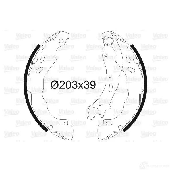 Тормозные колодки VALEO KGB8T YN 564157 3276425641570 231216