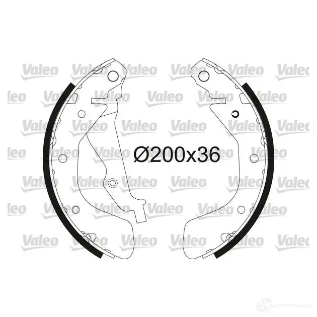 Тормозные колодки VALEO 564213 3276425642133 PT VZW 1206036760