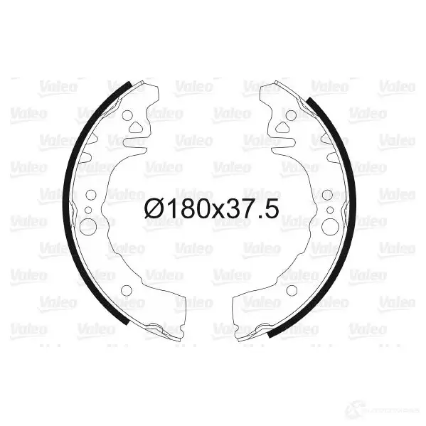 Тормозные колодки VALEO 3276425640023 564002 231166 17ZVT U