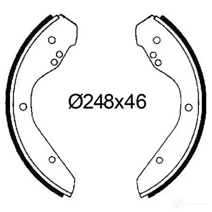 Тормозные колодки VALEO 1438009299 DGE 2KGK 564288