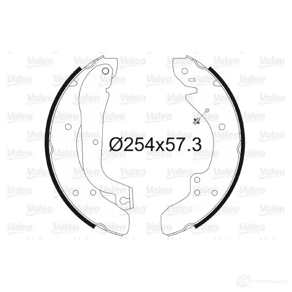 Тормозные колодки VALEO 3276425620292 562029 H K75K6 230918