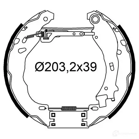 Тормозные колодки VALEO 1438009204 554909 51 LF6TP изображение 0