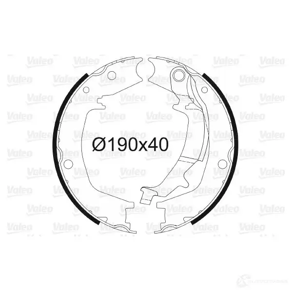 Барабанные колодки VALEO 8 KFTW 3276425641815 564181 231226