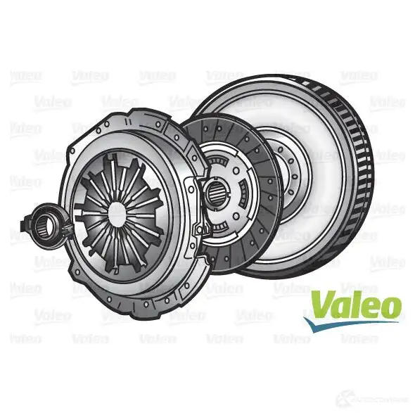 Комплект сцепления VALEO 244059 3276428351001 835100 F608K U