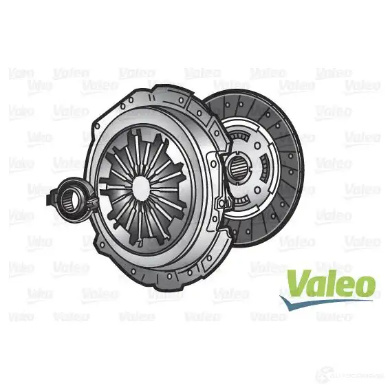 Комплект сцепления VALEO Q2 ZHKSZ 242455 826037 3276428260372 изображение 3