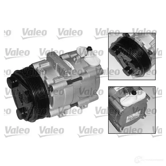 Компрессор кондиционера VALEO FS1 0 234687 BS17SN 699327 изображение 0