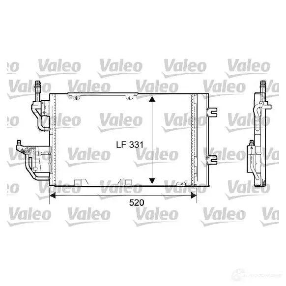Радиатор кондиционера VALEO 818168 3276428181684 KH3 8PHS 241332
