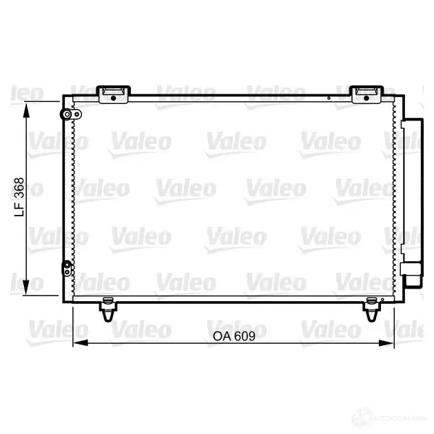 Радиатор кондиционера VALEO 817805 3276428178059 EFAN U 241176