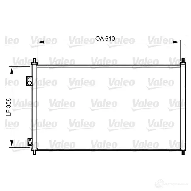 Радиатор кондиционера VALEO 3T MSZP 814243 3276428142432 240438 изображение 0