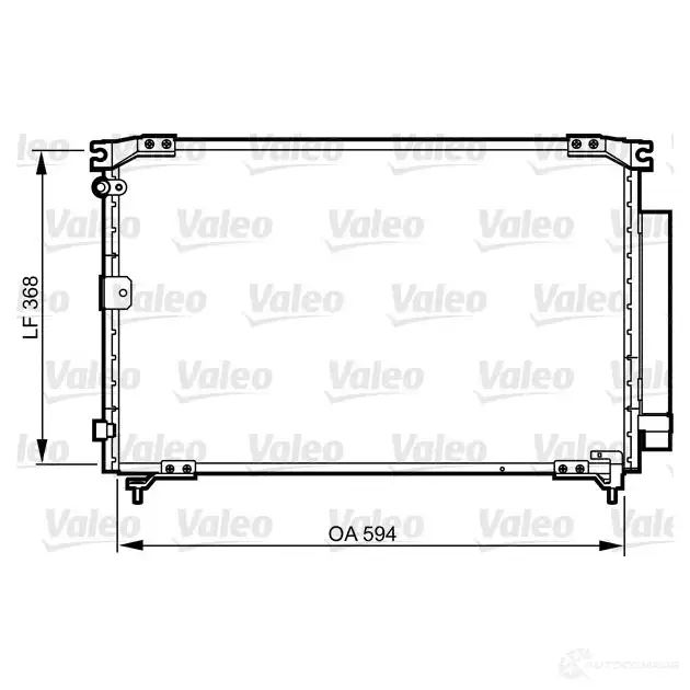 Радиатор кондиционера VALEO 241279 3276428180328 ZQ BXZ 818032