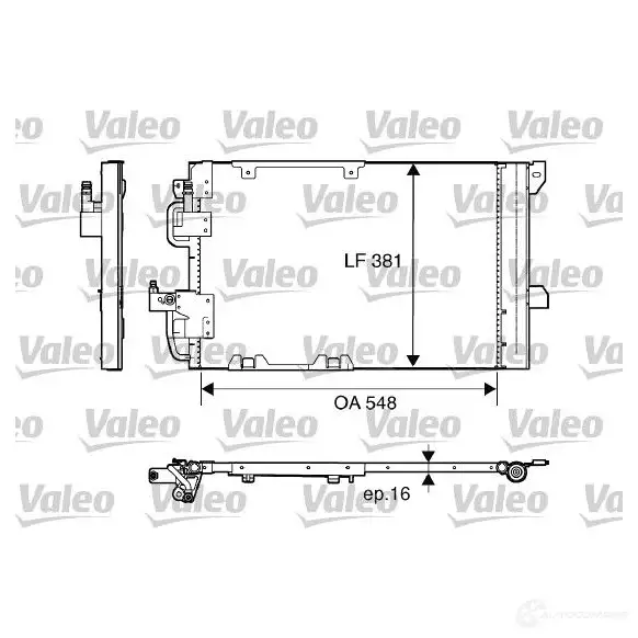 Радиатор кондиционера VALEO 817505 3276428175058 KDEK3 6 241010 изображение 0
