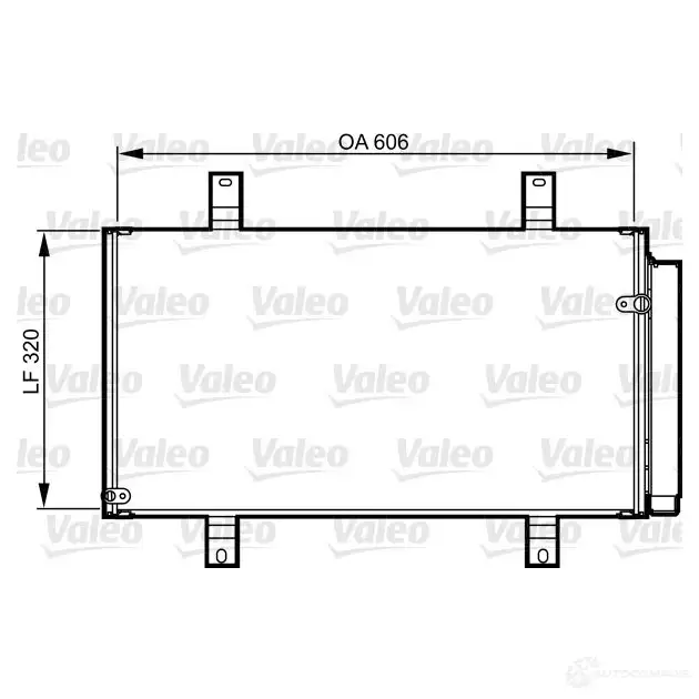 Радиатор кондиционера VALEO U KW8DL 3276428142159 240410 814215 изображение 0