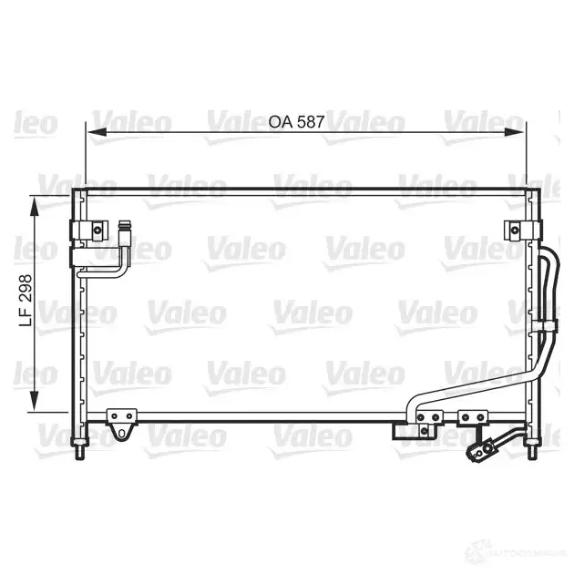 Радиатор кондиционера VALEO 818084 3276428180847 241312 Q W3CM82 изображение 0