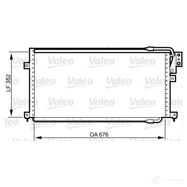 Радиатор кондиционера VALEO T9 46R 817015 EEDGJQ2 240844