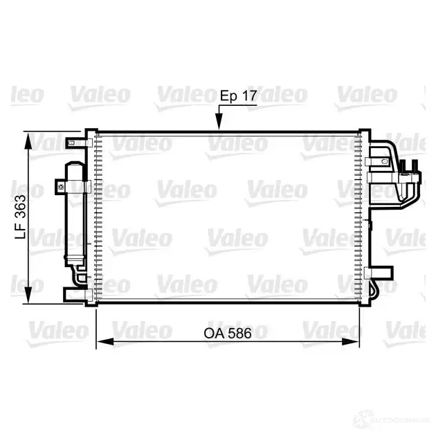 Радиатор кондиционера VALEO 3276428143477 814347 5OP0Y 9 240534 изображение 0