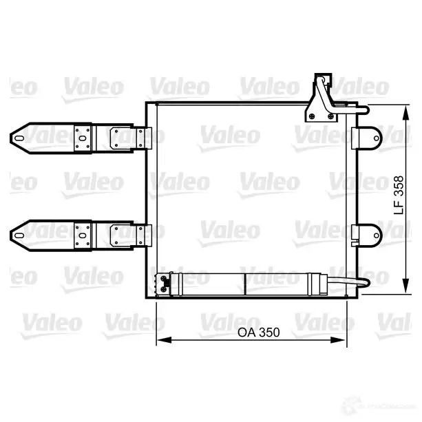Радиатор кондиционера VALEO 240935 EKT2U 4 3276428172477 817247