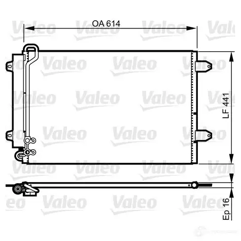 Радиатор кондиционера VALEO 4G2 Q3XN 240340 814002 3276428140025 изображение 0