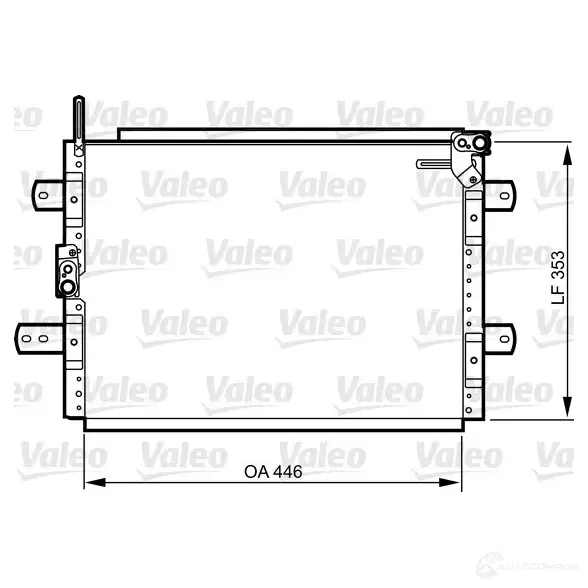 Радиатор кондиционера VALEO 240439 7 MBSRP 3276428142449 814244