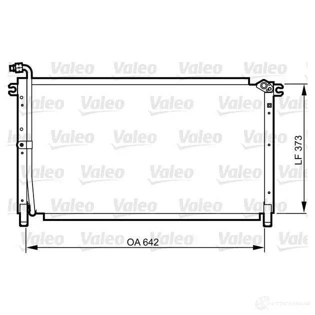 Радиатор кондиционера VALEO KYQL H 814284 240479 3276428142845