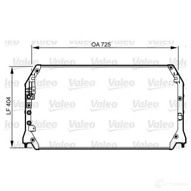 Радиатор кондиционера VALEO 814247 YK PRJ3 240442 3276428142470