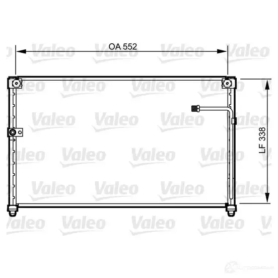 Радиатор кондиционера VALEO 3276428142517 240446 814251 Q 5PJ5K изображение 0
