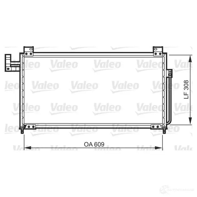 Радиатор кондиционера VALEO 241315 3276428180878 818087 XCD Y5R изображение 0