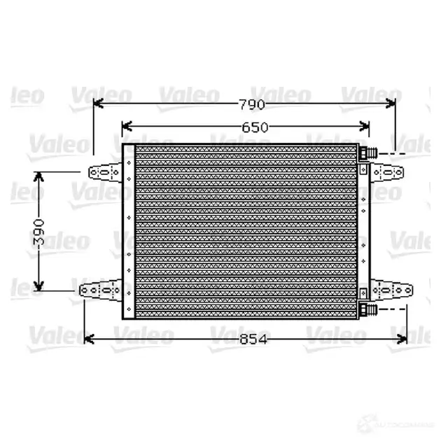 Радиатор кондиционера VALEO 818045 1 QV02 3276428180458 241292 изображение 0